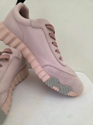 Hermès Multicolor Bouncing 'Rose Porcelaine' Sneakers 40 sz