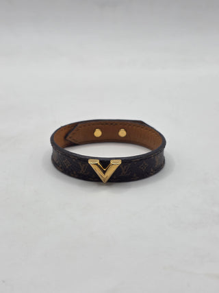 Louis Vuitton Brown LV Monogram Essential V Bracelet