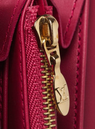 Louis Vuitton Rose Indian Vernis Louise LV Buckle Wallet