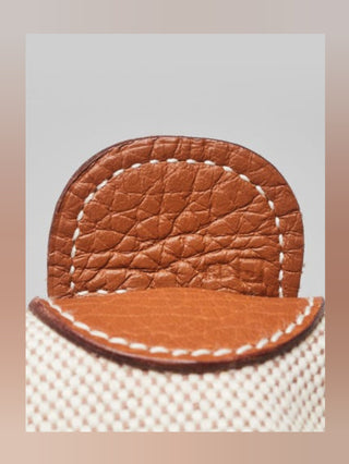 Hermès Gold Toile Canvas Evelyne II GM Bag