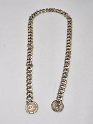 Chanel Gold-tone Interlocking CC Charm Chain link Belt M sz