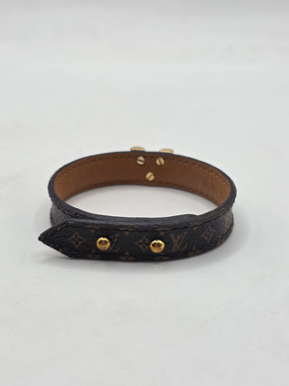 Louis Vuitton Brown LV Monogram Essential V Bracelet
