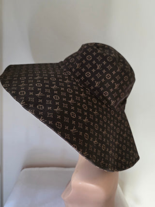 Louis Vuitton Brown Mng LV Monogram oversized Summer hat S sz