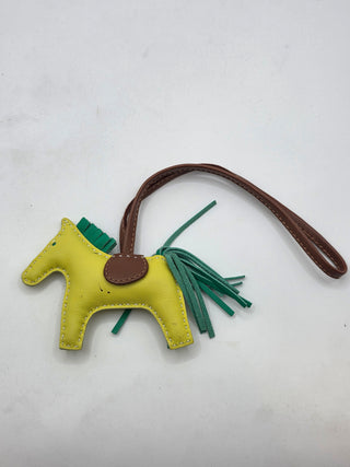 Hermès Yellow Milo GriGri Rodeo PM Bag Charm