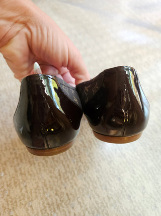 Louis Vuitton Brown LV Monogram Canvas Ballet Flats 37 sz