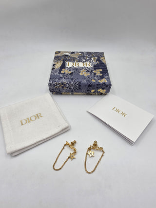 Christian Dior Gold-tone Dio(r)evolution Drop Earrings