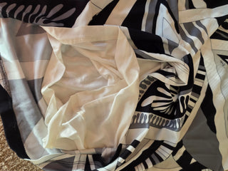 Emilio Pucci Black White Signature Printed Mini Dress S sz