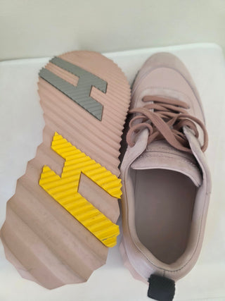 Hermès Multicolor Bouncing 'Rose Porcelaine' Sneakers 40 sz