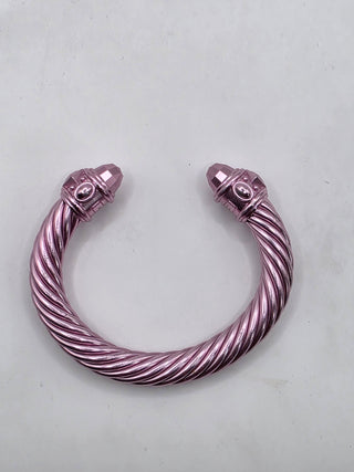David Yurman Metallic Pink Renaissance Cuff Bracelet