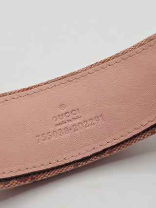 Gucci Beige GG Monogram canvas wide headband