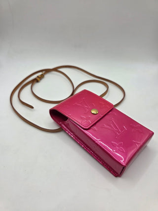 Louis Vuitton Pink LV Monogram Vernis Greene Phone Case