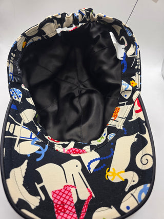 Chanel Black Interlocking CC Baseball Cap M sz