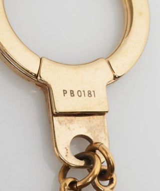 Louis Vuitton Gold Metal Porte Cles Malle Key Holder and Bag Charm