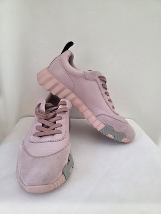 Hermès Multicolor Bouncing 'Rose Porcelaine' Sneakers 40 sz