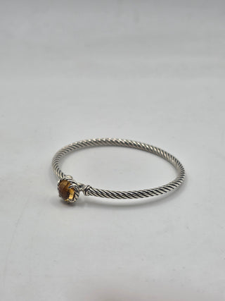 David Yurman Sterling Silver Citrine Petite Chatelaine Bracelet