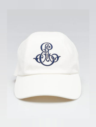 Hermes White Blanc Naturel Cotton Davis Emile Cap 58 sz