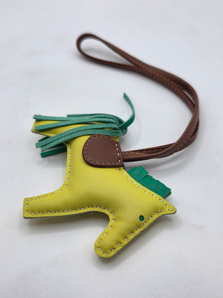 Hermès Yellow Milo GriGri Rodeo PM Bag Charm