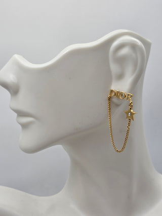 Christian Dior Gold-tone Dio(r)evolution Drop Earrings