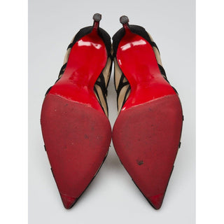 Christian Louboutin Black Suede Araknene Ankle booties 36 EU