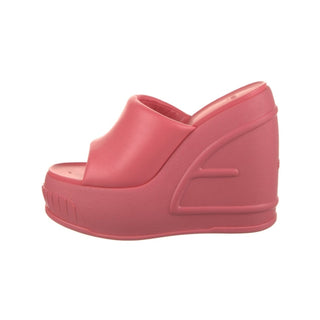 Fendi Pink Platform Wedge Sandals 40 sz