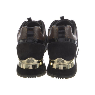 Authentic Louis Vuitton Run Away Sneakers – Black Monogram, 38 sz