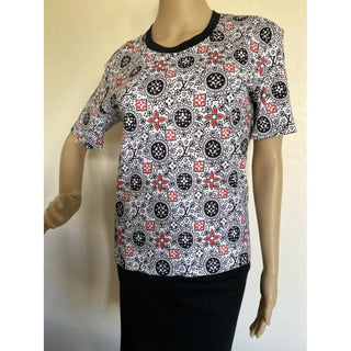 NEW AUTH Louis Vuitton Black multicolor LV Monogram cotton t-shirt XS