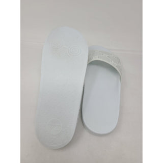 Gucci White rubber Double G logo sandals 42 sz