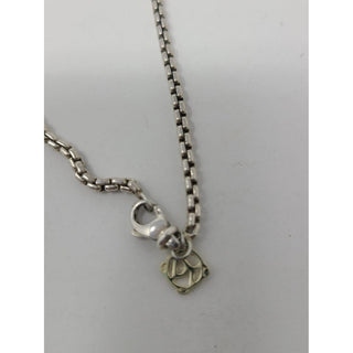 David Yurman Sterling Silver Chain Link Long Necklace