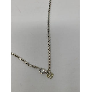 David Yurman Sterling Silver Chain Link Long Necklace