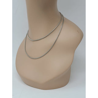 David Yurman Sterling Silver Chain Link Long Necklace