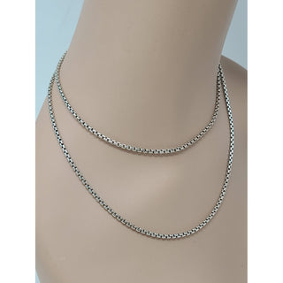 David Yurman Sterling Silver Chain Link Long Necklace