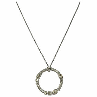 David Yurman Sterling Silver Diamond Confetti Necklace