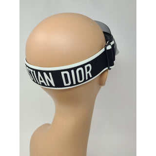 Dior Black J'Adior print Dior Club 1 visor