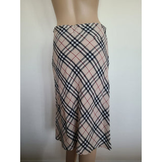 Burberry Brown Multicolor Nova Check Plaid Skirt 6 US