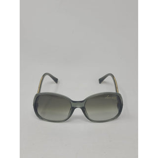 Louis Vuitton green glitter plastic Gina signature sunglasses