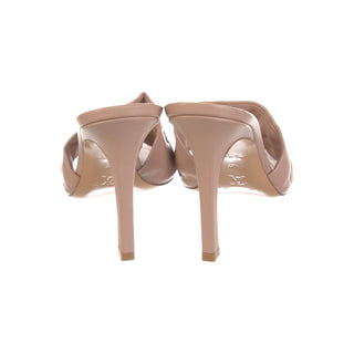 Louis Vuitton Beige LV Monogram Leather Slides 40 sz
