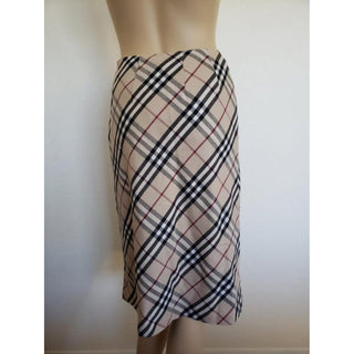 Burberry Brown Multicolor Nova Check Plaid Skirt 4 US