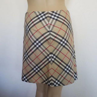 Burberry Brown Multicolor Nova Check Plaid Skirt 2 US