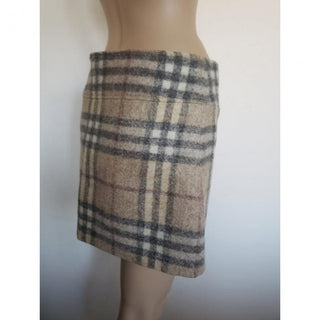 Burberry Brown Multicolor Nova Check Plaid Skirt 6 US