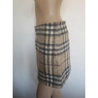 Burberry Brown Multicolor Nova Check Plaid Skirt 6 US