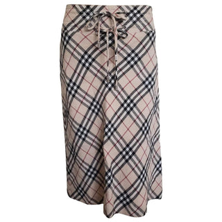 Burberry Brown Multicolor Nova Check Plaid Skirt 6 US