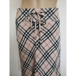 Burberry Brown Multicolor Nova Check Plaid Skirt 6 US