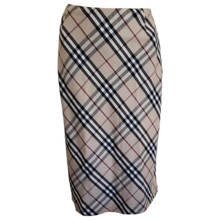 Burberry Brown Multicolor Nova Check Plaid Skirt 2 US