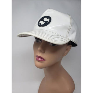 Gucci White GG logo baseball cap XL sz