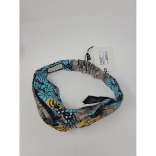 Gucci Beige blue supreme GG Monogram silk headband M sz