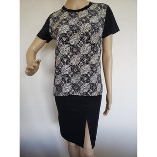 Louis Vuitton Black LV logo printed t-shirt 36 sz