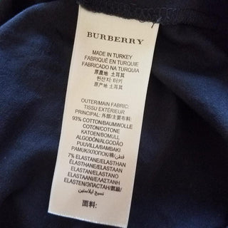 Burberry Black Nova Check print Longsleeve Top S sz