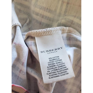 Burberry Brown Multicolor Nova Check Plaid Top M sz