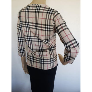 Burberry Brown Multicolor Nova Check Top M sz