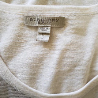 Burberry Beige Multicolor Super Nova Check Top S sz